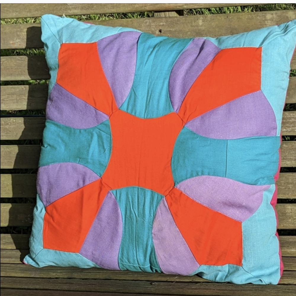 HAND CRAFTED Quilt Square Pillow - Choose One!